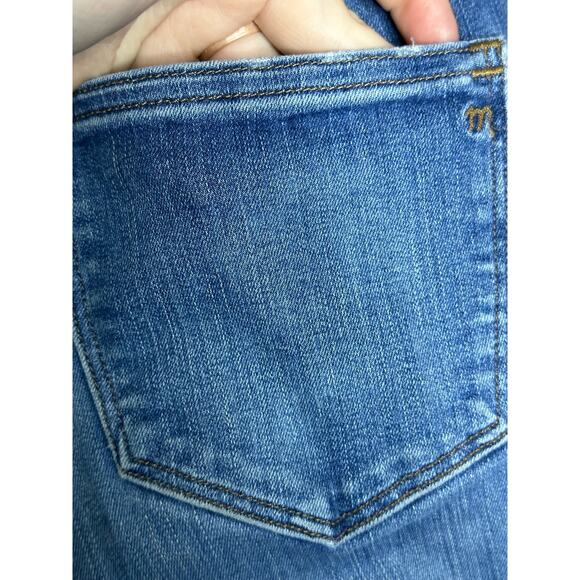 Madewell 10 Inch High-Rise Skinny Button Fly Slight Distress Denim Jean Size 26 - Picture 7 of 12